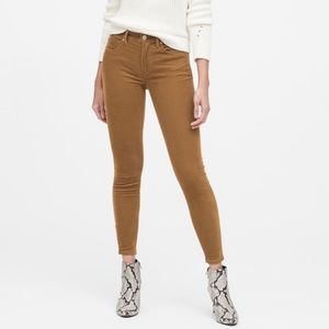 Banana Republic Khaki Tan Skinny Corduroy Pants